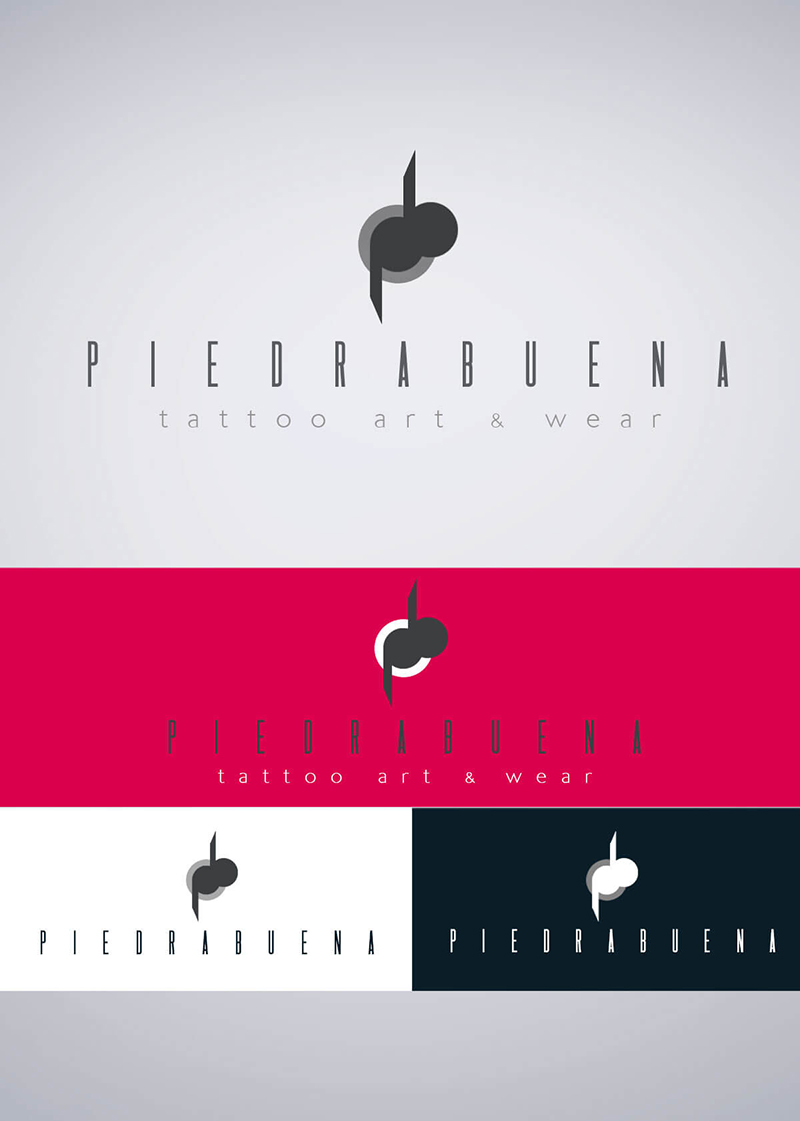 Piedrabuena tattoo studio branding design