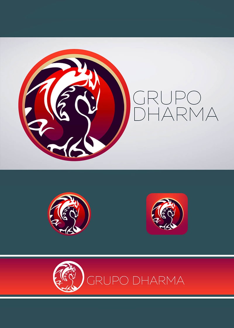 Grupo Dharma | logo creative designer