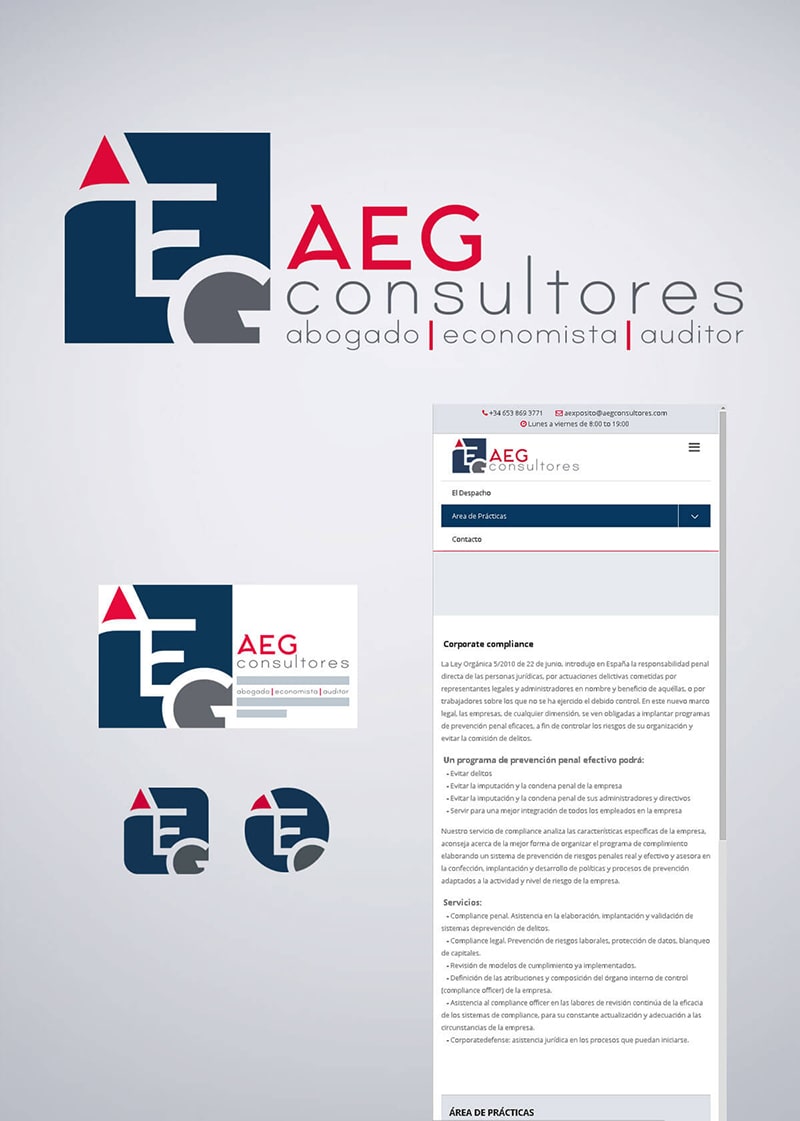 AEG consultores | branding design