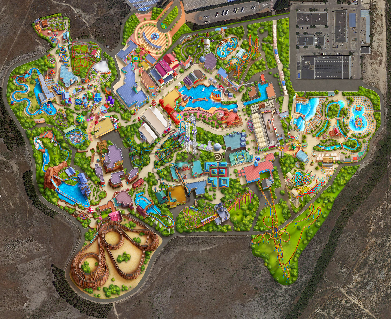 Warner Park MAP illustration